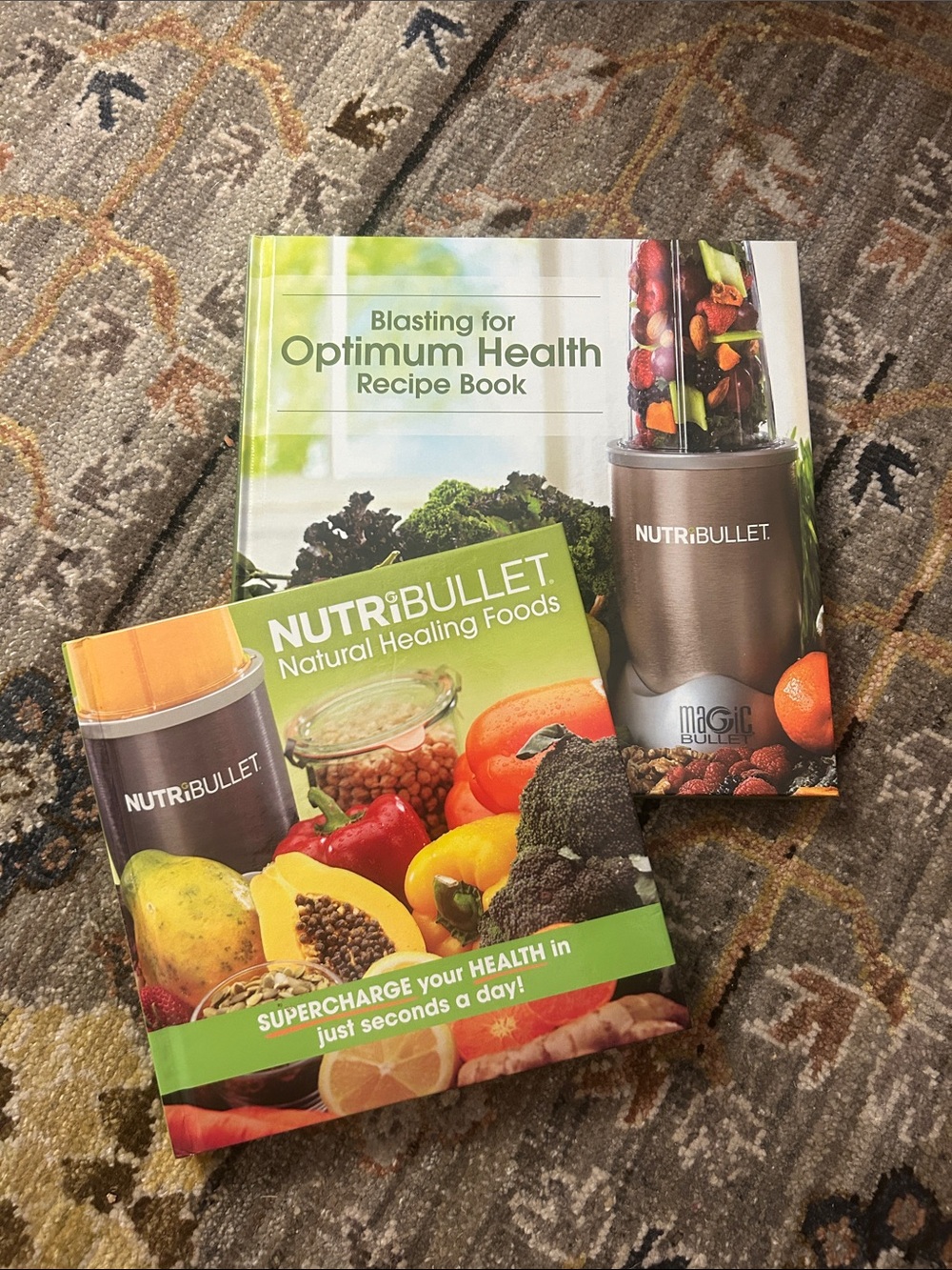 NutriBullet Recipe & Natural Healing Foods Book Set - hardcover editions